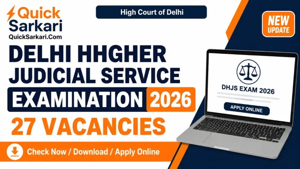 Delhi Higher Judicial Service (HJS) Exam 2026