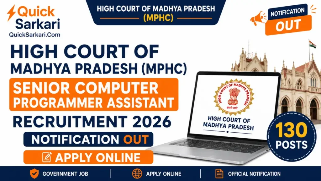 MPHC Senior Computer Programmer Assistant Recruitment 2026