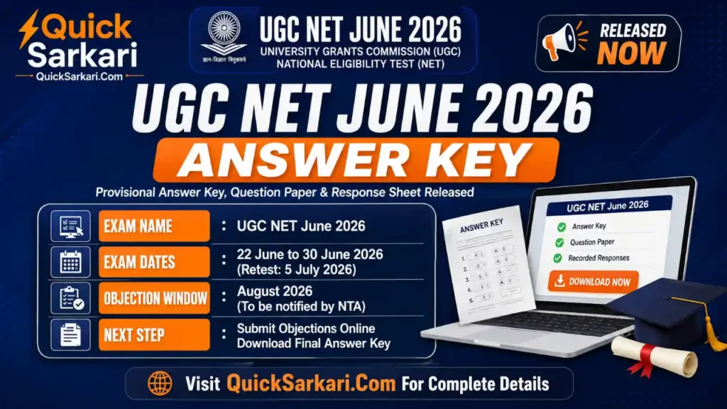 UGC NET June 2026 Answer Key